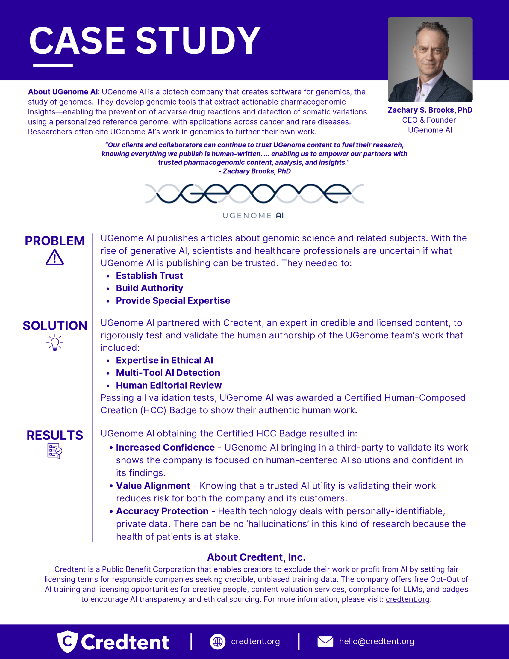 Provenance, Verified: UGenome’s Case Study